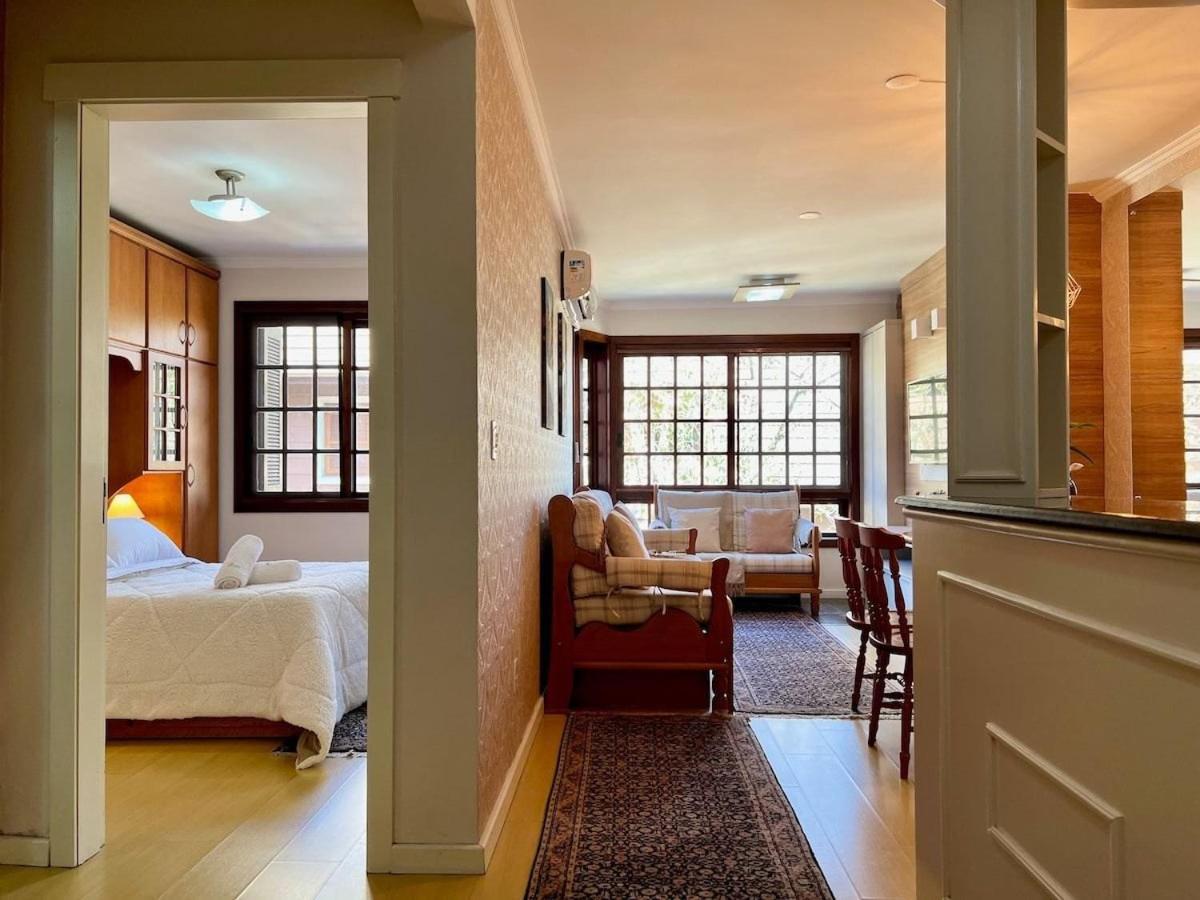 Apartamento San Pietro Centro 3 Dorm By Achei Temporada Gramado Kültér fotó